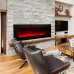 Cheminée Électrique Grande Taille 2000w Avec Télécommande - Volcano 5xl – Image 3