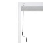 Pergola autoportante Evora grand modèle en aluminium 6 x3.6 m Blanc – Image 2