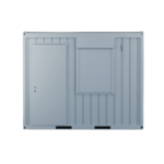 Bureau modulaire 10 pieds (1 porte, 1 fenêtre, isolation LV)