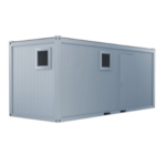 Bloc sanitaire 20 pieds (2 WC, 2 douches, 2 lavabos)