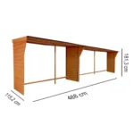 Abri bûches – 10 stères – EMABRI-AB10 – Image 4