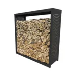 Abri bûches – WOODBOX – NOIR – DIXNEUF – Image 2