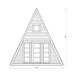 Maison de jardin en bois – TYPE A – 18m² surface habitable – Gardy Shelter – Image 16