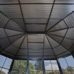 Pavillon Charlestone 384x384cm en aluminium et acier galvanisé – SOJAG – Image 11