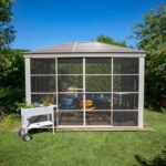 Pavillon Striano 362x427cm en aluminium et acier galvanisé avec moustiquaires – SOJAG – Image 10