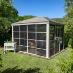 Pavillon Striano 362x298cm en aluminium et acier galvanisé avec moustiquaires – SOJAG – Image 6