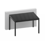 Pergola bioclimatique en aluminium gris anthracite 400x400cm avec lames grises SEYCHELLE – Essency – Image 7