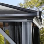 Pergola de jardin Meridien 365x485cm en aluminium anthracite et polycarbonate 8mm – SOJAG – Image 2