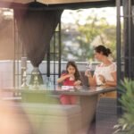 Pergola de jardin Savino 423x363cm en aluminium anthracite et polycarbonate 8mm – SOJAG – Image 5