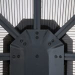 Pergola de jardin Savino 423x363cm en aluminium anthracite et polycarbonate 8mm – SOJAG – Image 6