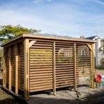 Pool house Blueterm 12,32m² bois thermo chauffé + comptoirs HABRITA – Image 4
