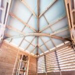 Pool house en bois thermo traité 12,32m² BLUETERM, 1 paroi mur plein, 1 paroi ventelles, 2 parois comptoirs – HABRITA – Image 2