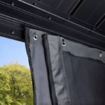 Tonnelle de jardin Messina 298x363cm en aluminium thermolaqué anthracite – SOJAG – Image 3