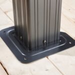 Tonnelle de jardin Messina 298x363cm en aluminium thermolaqué anthracite – SOJAG – Image 5