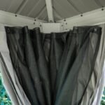 Tonnelle de jardin Messina 298x363cm en aluminium thermolaqué champagne– SOJAG – Image 9