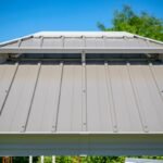 Tonnelle de jardin Messina 298x363cm en aluminium thermolaqué champagne– SOJAG – Image 10