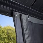 Tonnelle de jardin Messina 363x598cm en aluminium thermolaqué anthracite – SOJAG – Image 6