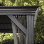 Tonnelle de jardin Messina 363x598cm en aluminium thermolaqué anthracite – SOJAG – Image 8