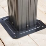 Tonnelle de jardin Messina 363x598cm en aluminium thermolaqué anthracite – SOJAG – Image 9