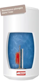 Chauffe-eau électrique THERMOR Blindé Vertical mural Mono - BLINDE – Image 2
