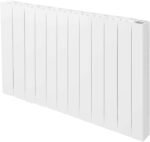 ACOVA, Radiateur électrique à fluide ThermoActif en aluminium Gamme Atoll Electrique Boîtier digital, puissance 500 Watts, hauteur 575 mm, largeur 397 mm, 4 éléments, Blanc RAL...