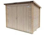 alce eureka 218x130 abri de jardin en bois toit à une pente 218x130x167 cm