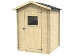alce flavia 146x130 abri de jardin en bois avec fenêtre frontale 146x130x194 cm
