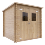 alce gallipoli 198x198 abri de jardin en bois avec fenêtre avant 204x205x197 cm