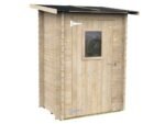 alce hobby 146x98 abri de jardin en bois avec fenêtre frontale 146x98x197 cm