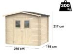 alce hobby 248x198 abri de jardin en bois avec fenêtres et porte à double battant 248x198x217 cm