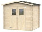 alce hobby 248x198 abri de jardin en bois avec fenêtres et porte à double battant 248x198x217 cm