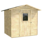 alce vaniglia 200x207 abri de jardin en bois avec fenêtre à l'avant 200x207x214 cm