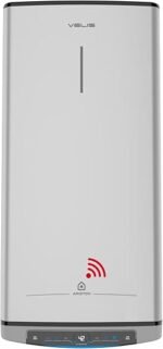 Ariston, Velis Tech Dry Wifi Multifunctional Electric Water Heater 100 L Flat with Wi-Fi and Eco Evo Function 127.5 x 27.5 x 51 cm for Installation in Spain (Energy Class B)