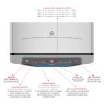Ariston, Velis Tech Dry Wifi Multifunctional Electric Water Heater 100 L Flat with Wi-Fi and Eco Evo Function 127.5 x 27.5 x 51 cm for Installation in Spain (Energy Class B) – Image 4