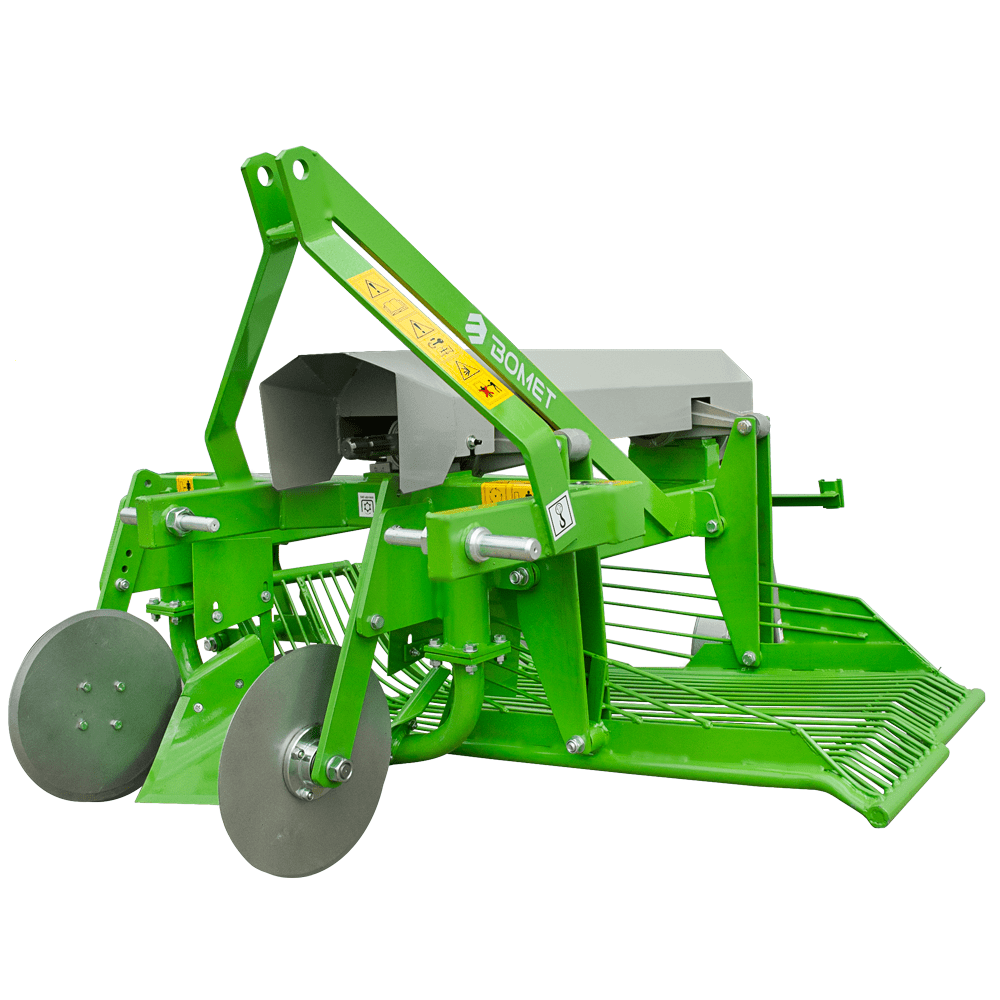 arracheuse de pommes de terre pour tracteur bomet ursa avec éjection latérale tamis oscillant