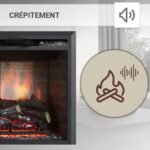 BALDERIA Calida 30" Electric Fireplace | Wall Mounted Electric Fireplace with 3D Flame Effect | Heating 2000W, LED Lighting | Built-in Fireplace with Remote Control, Timer &... – Image 5