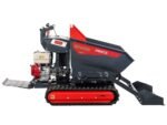 benassi h660cs brouette à moteur sur chenilles caisson dumper hydraulique avec pelle capacité charge 600kg