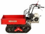 benassi m353h brouette à moteur extensible sur chenilles capacité 350 kg