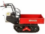 benassi m353h brouette à moteur extensible sur chenilles capacité 350 kg