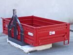 benne 3 points pour tracteur geotech trp 200 basculante 3 ridelles ouvrables