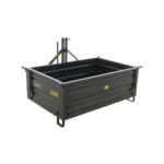 benne pour tracteur blackstone b tb 140 basculable 3 ridelles ouvrables