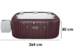 bestway lay z spa maldives hydrojet pro 6001u 201x201x80 cm spa gonflable
