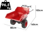 brouette à batterie geotechpro mini dumper car e300 caisson dumper manuel 300kg