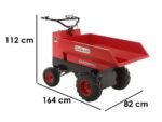 brouette à batterie geotechpro mini dumper car e500 h li caisson dumper 500kg