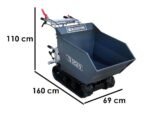 brouette à chenilles blackstone tb 3250 d caisson dumper manuel capacité de charge maximale 320 kg