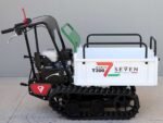 brouette à chenilles seven italy t300 gx e benne extensible charge 300 kg