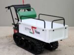 brouette à chenilles seven italy t500 gx benne extensible capacité 500 kg