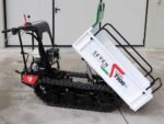 brouette à chenilles seven italy t500h gx benne extensible capacité 500 kg