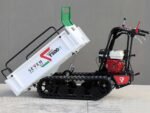 brouette à chenilles seven italy t500h gx e benne extensible charge 500 kg