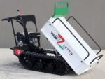 brouette à chenilles seven italy t500h gx e benne extensible charge 500 kg